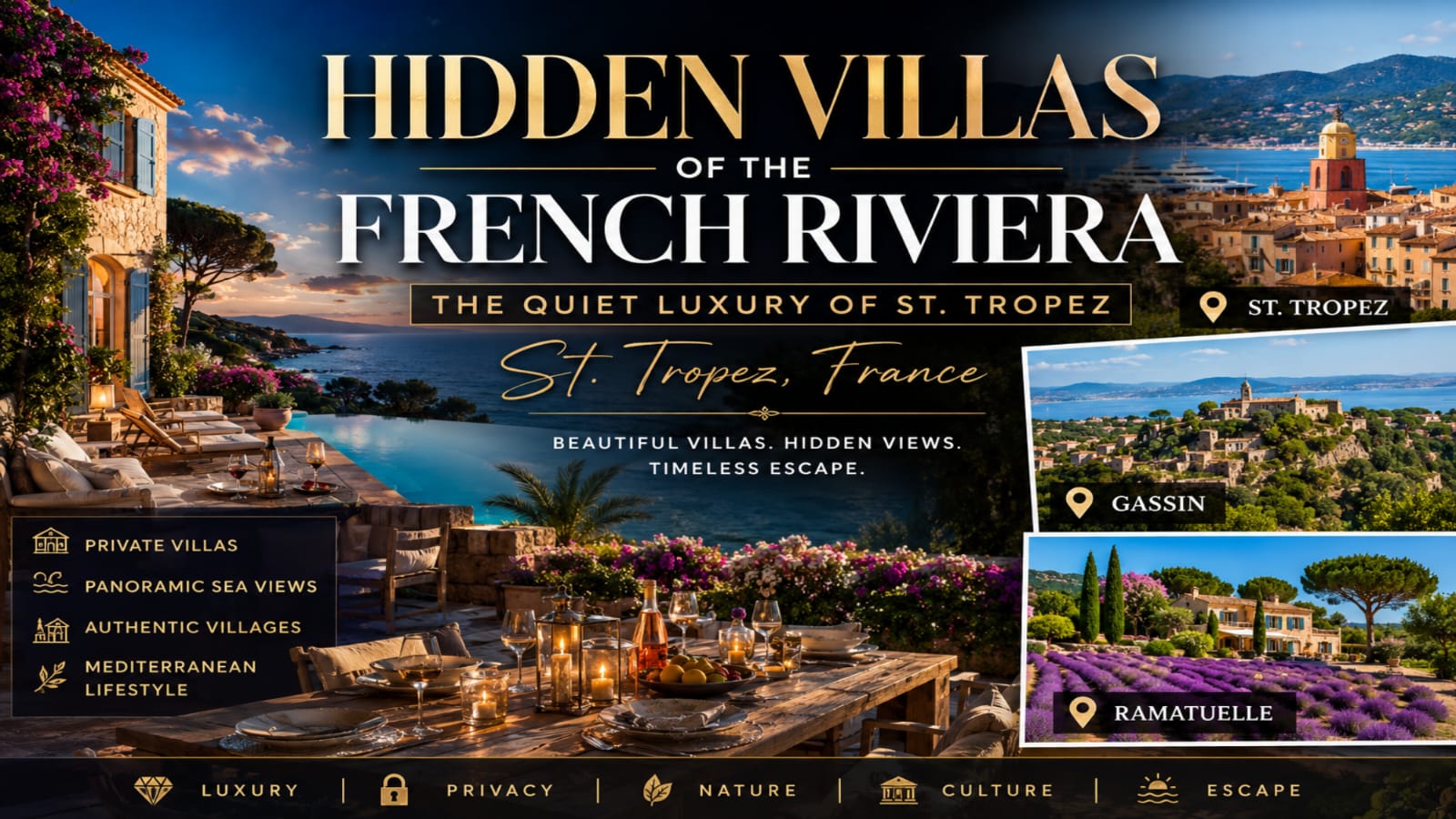 Hidden Villas of the French Riviera: A Quiet Side of St. Tropez, France