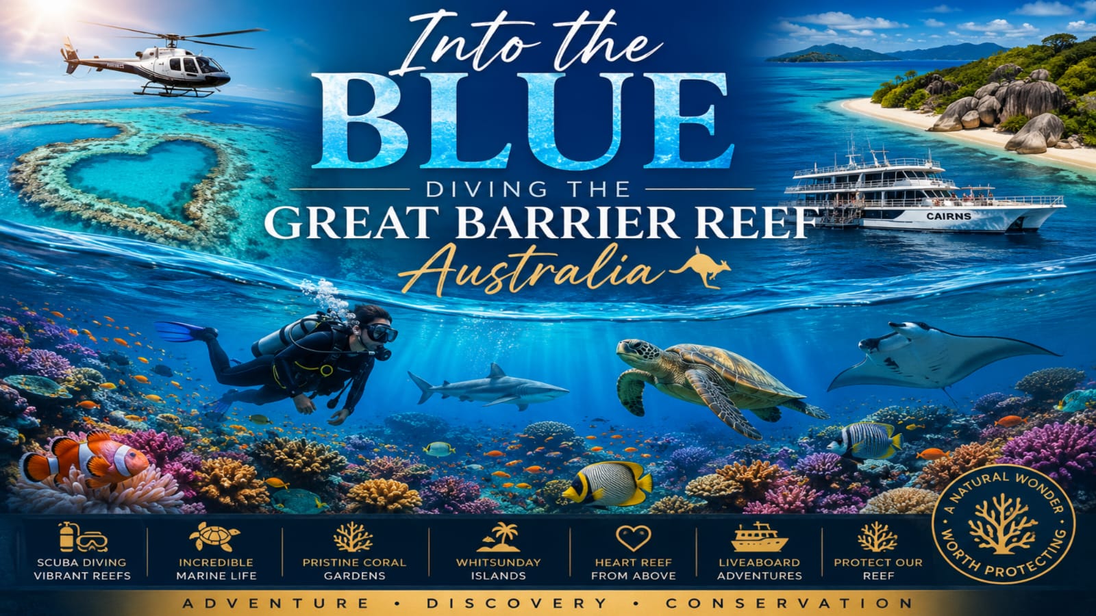 Into the Blue: Diving the Great Barrier Reef, Australia