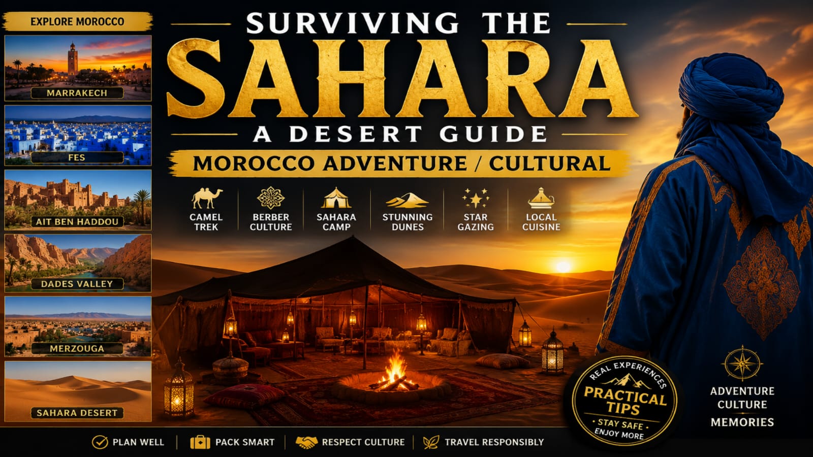 Surviving the Sahara: A Desert Guide to Morocco's Greatest Adventure Surviving the Sahara Desert in Morocco