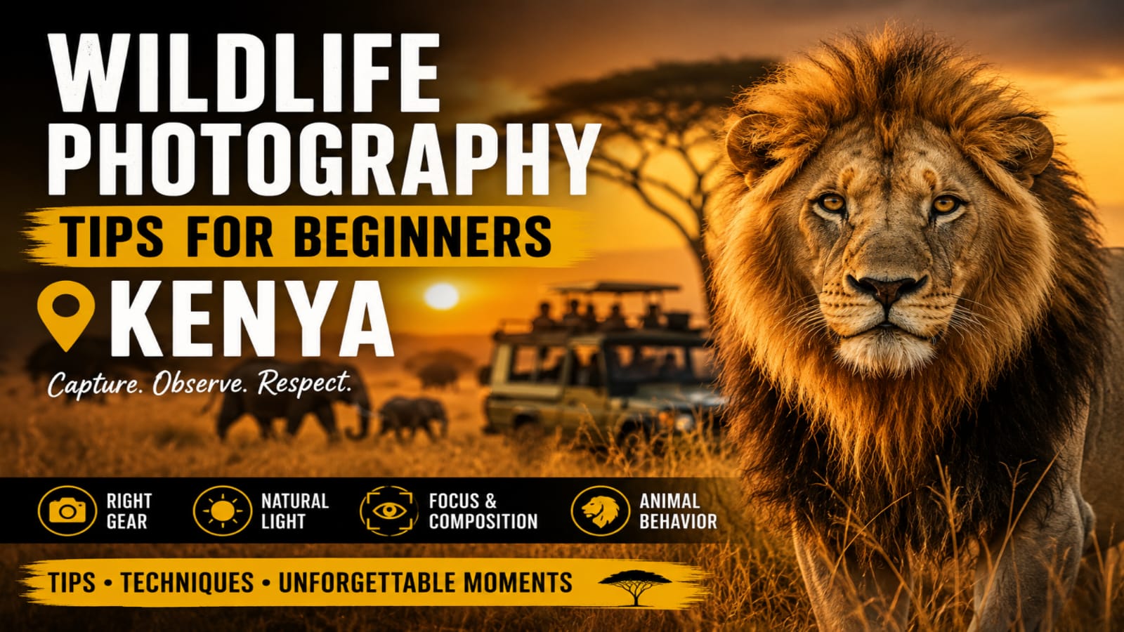 Wildlife Photography Tips for Beginners in Kenya Wildlife Photography Tips for Beginners in Kenya