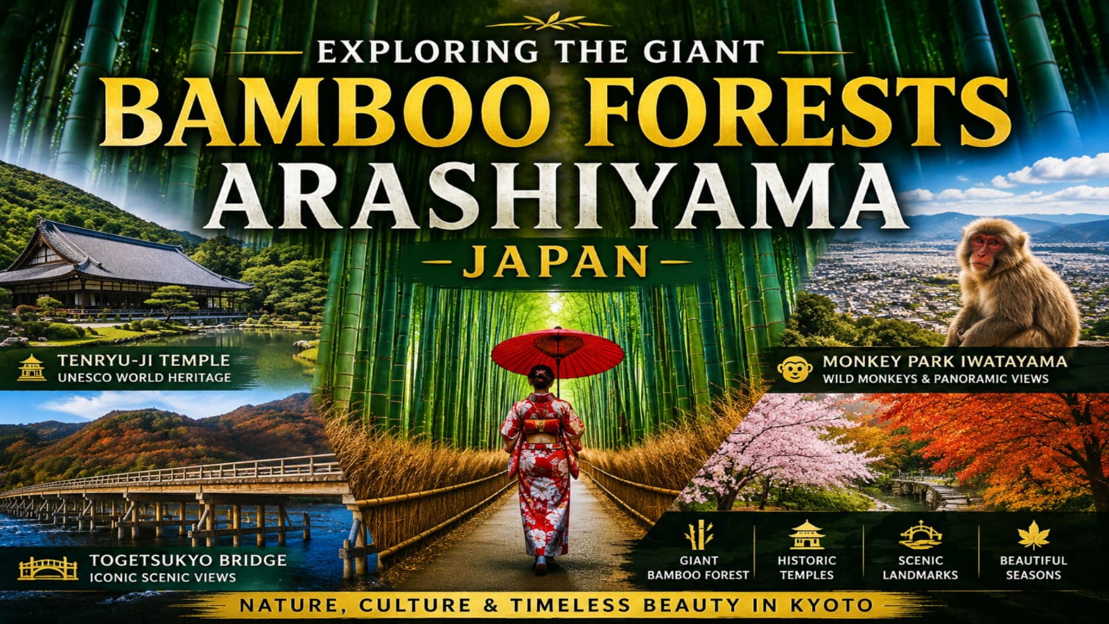 Arashiyama Bamboo Forest Japan