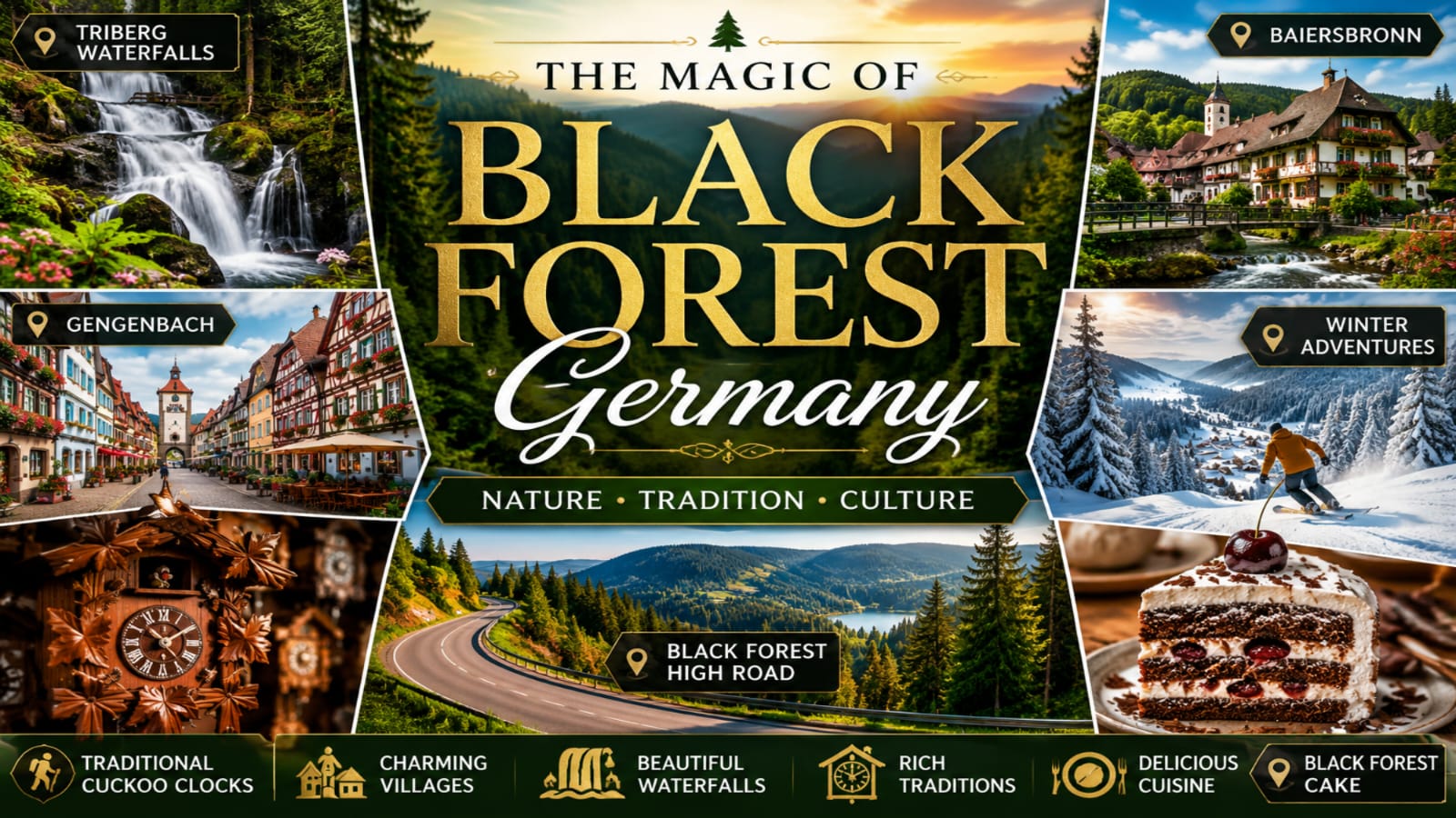 The Magic of the Black Forest, Germany The Magic of the Black Forest Germany