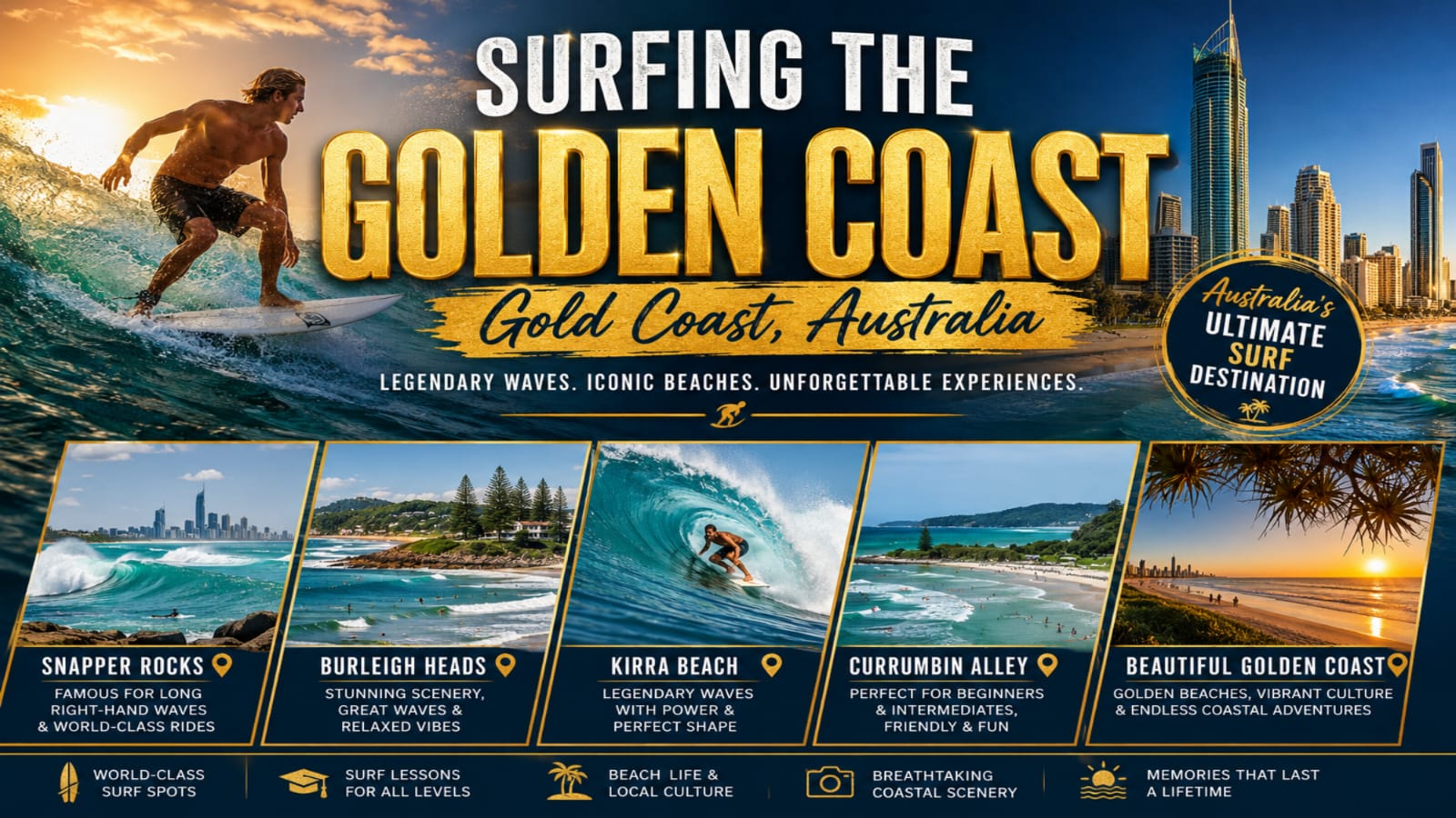Surfing the Gold Coast Australia