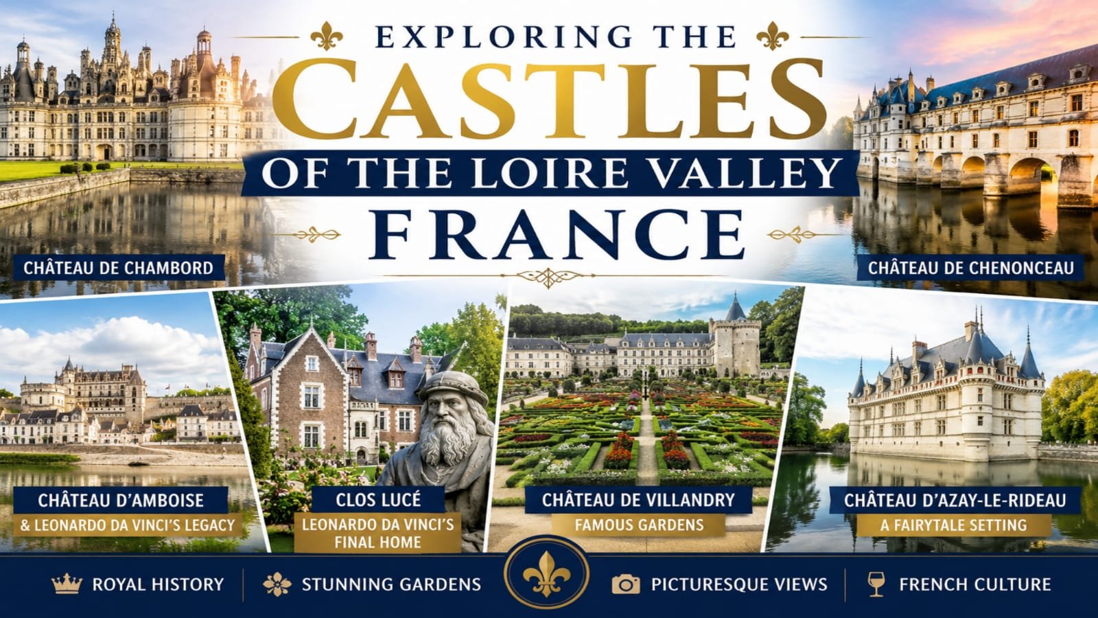 Exploring the Castles of the Loire Valley, France