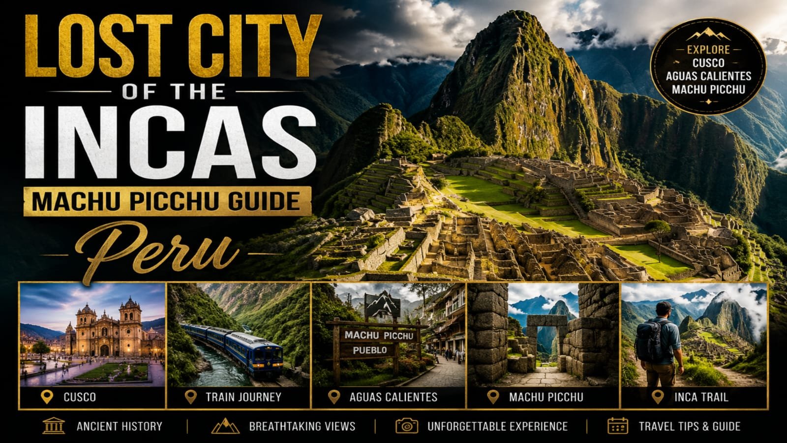 Lost City of the Incas: A Guide to Machu Picchu, Peru