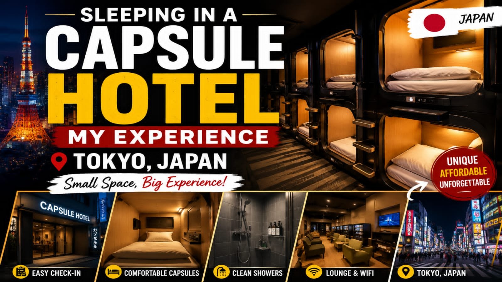 Sleeping in a Capsule Hotel: My Experience in Tokyo, Japan Sleeping in a Capsule Hotel: My Experience in Tokyo, Japan