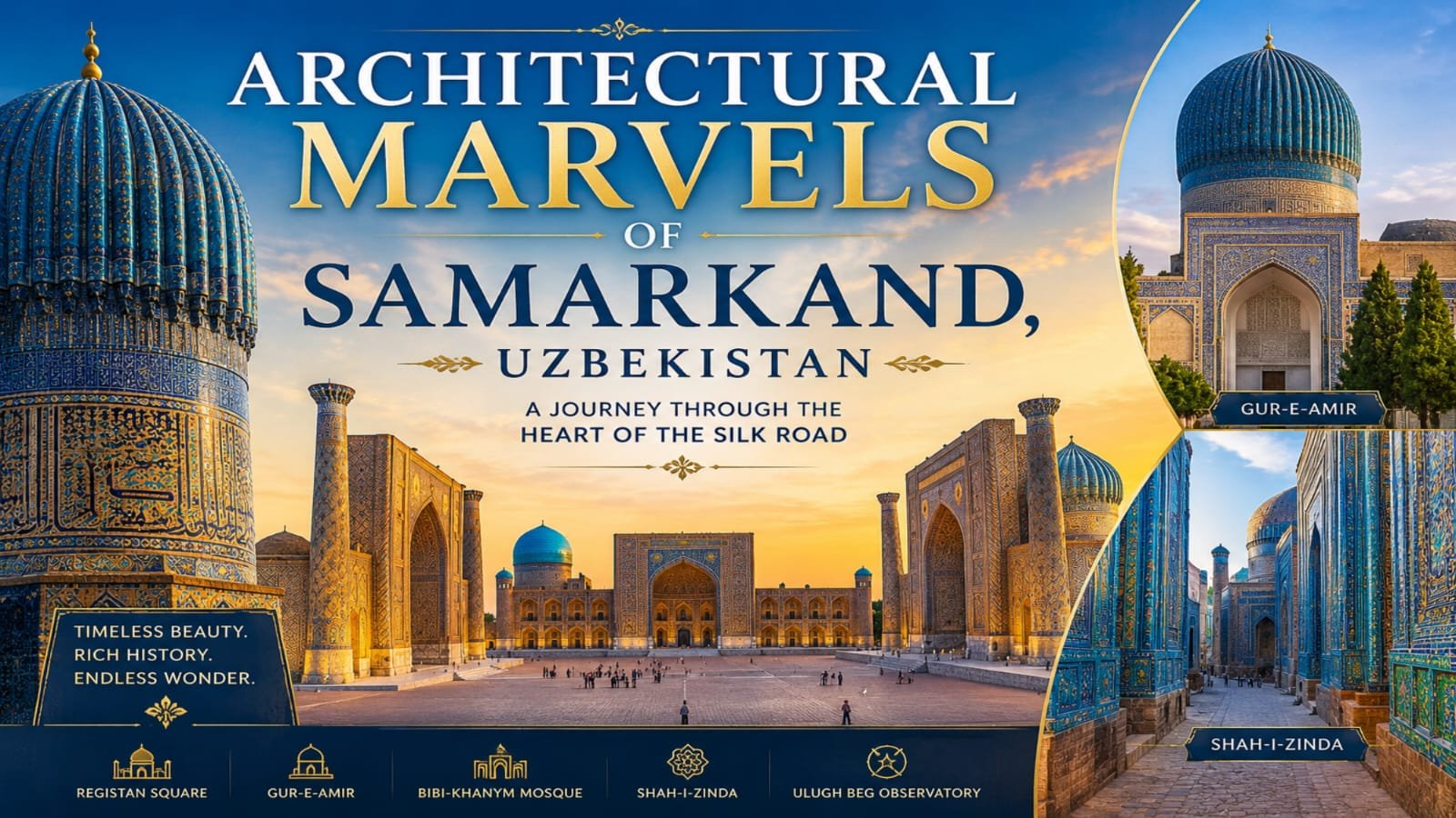 Architectural Marvels of Samarkand, Uzbekistan Architectural Marvels of Samarkand, Uzbekistan